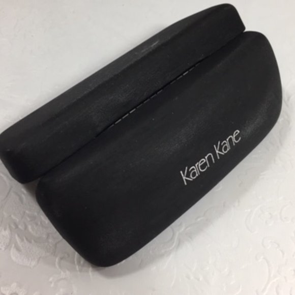 Karen Kane Designer 👓Eyeglasses👓 Hard Case Black - Picture 5 of 7